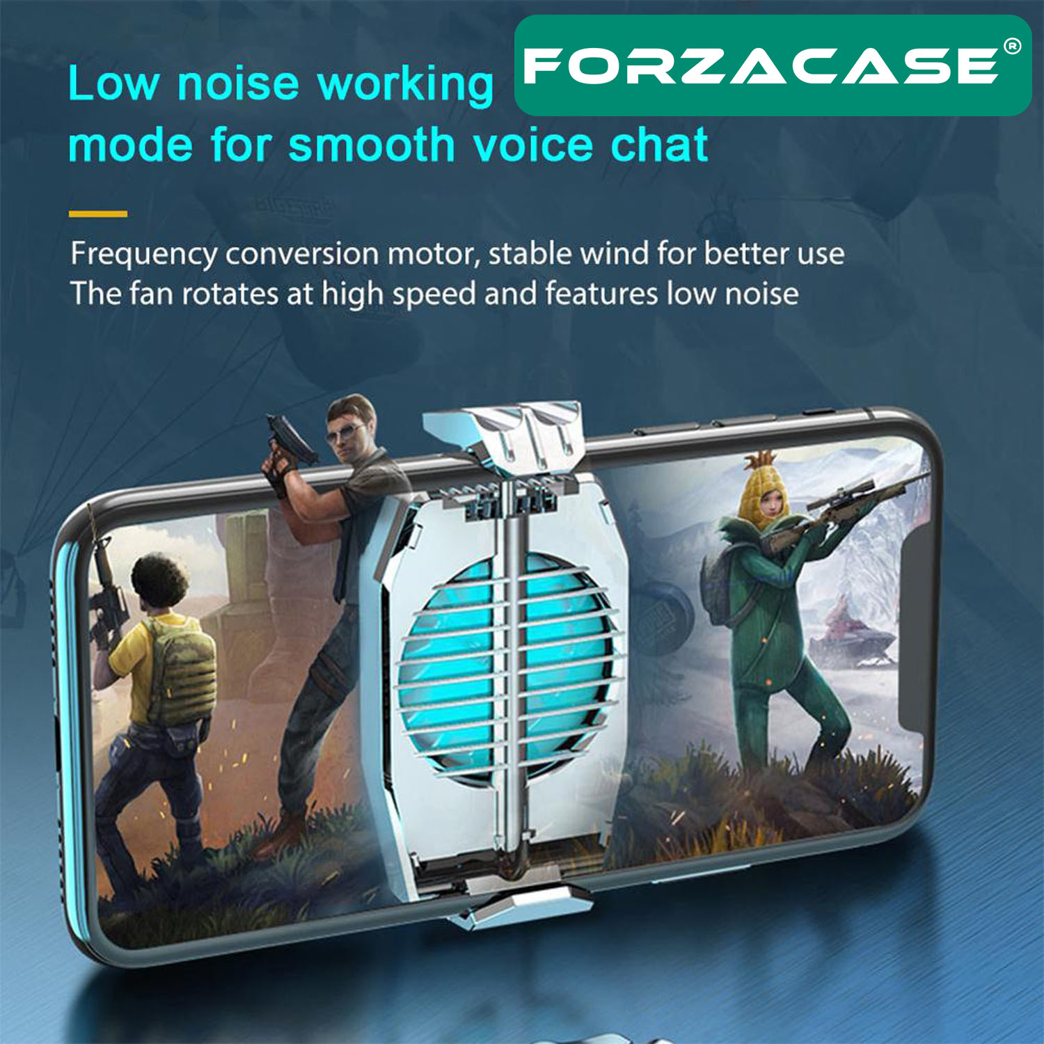 Forzacase 5000 RPM Kablosuz Cep Telefonu Isı Önleyici Soğutucu Fan Cooler - FC537