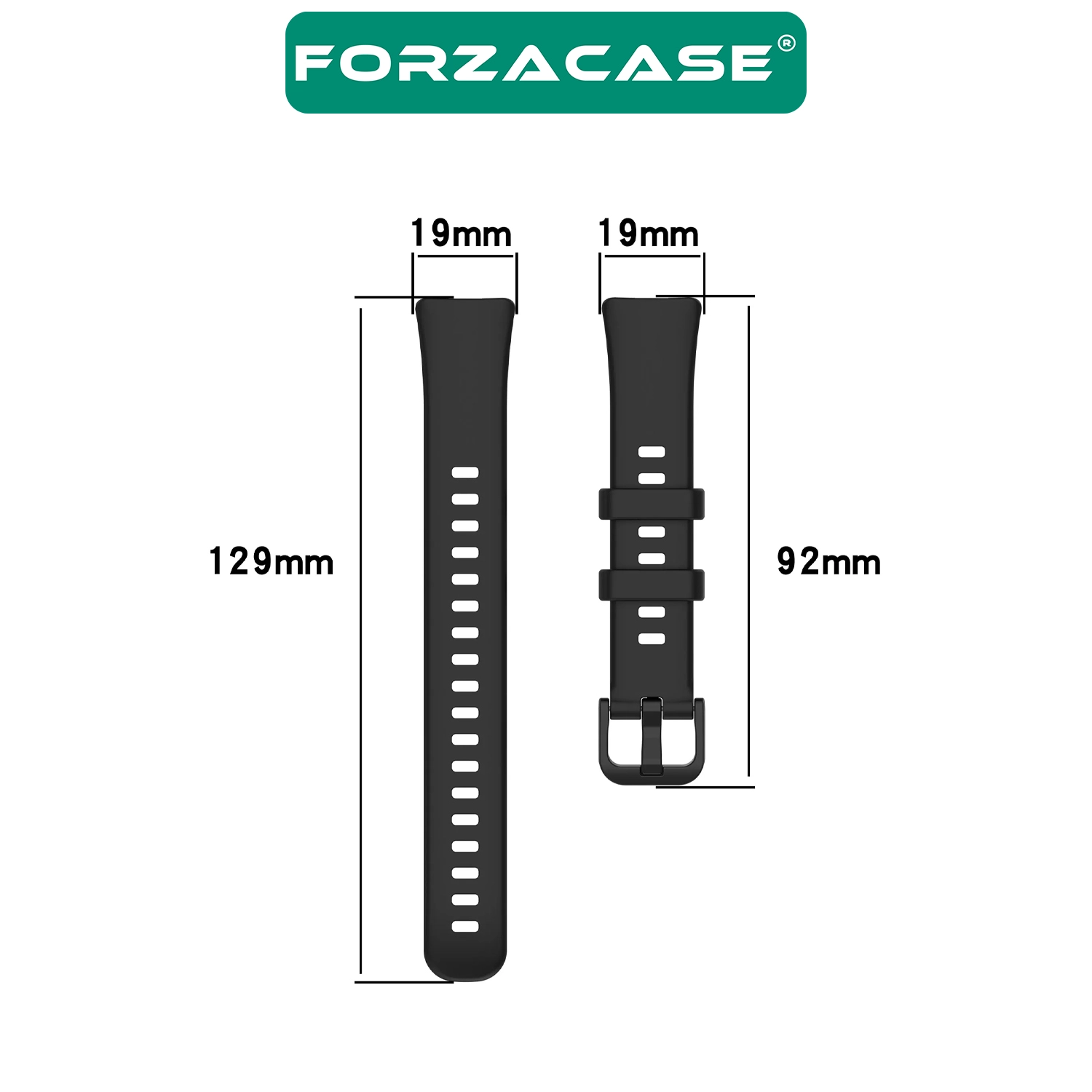 Forzacase Huawei Band 9 için Tokalı Silikon Kordon Kayış - FC541