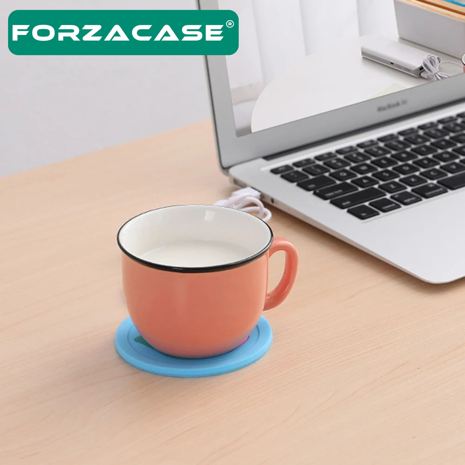 Forzacase USB Girişli Pratik Silikon Bardak Altı Isıtıcı - FC549