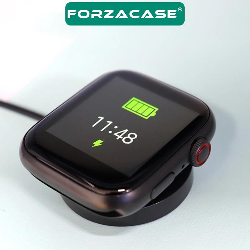 Forzacase 2 Pin 4mm Konnektör Smart Watch T500/X7 için Manyetik Şarj Kablosu - FC017
