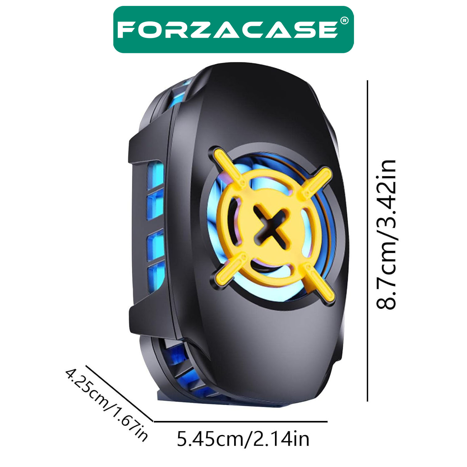 Forzacase 5000 RPM Kablolu Cep Telefonu Isı Önleyici Soğutucu Fan Cooler - FC558
