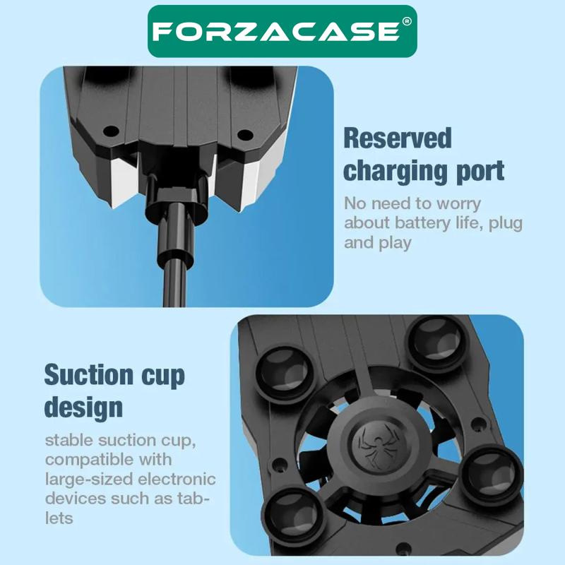 Forzacase 4700 RPM Vakumlu Kablolu Tablet ve Telefon Soğutucu Isı Önleyici Fan - FC562
