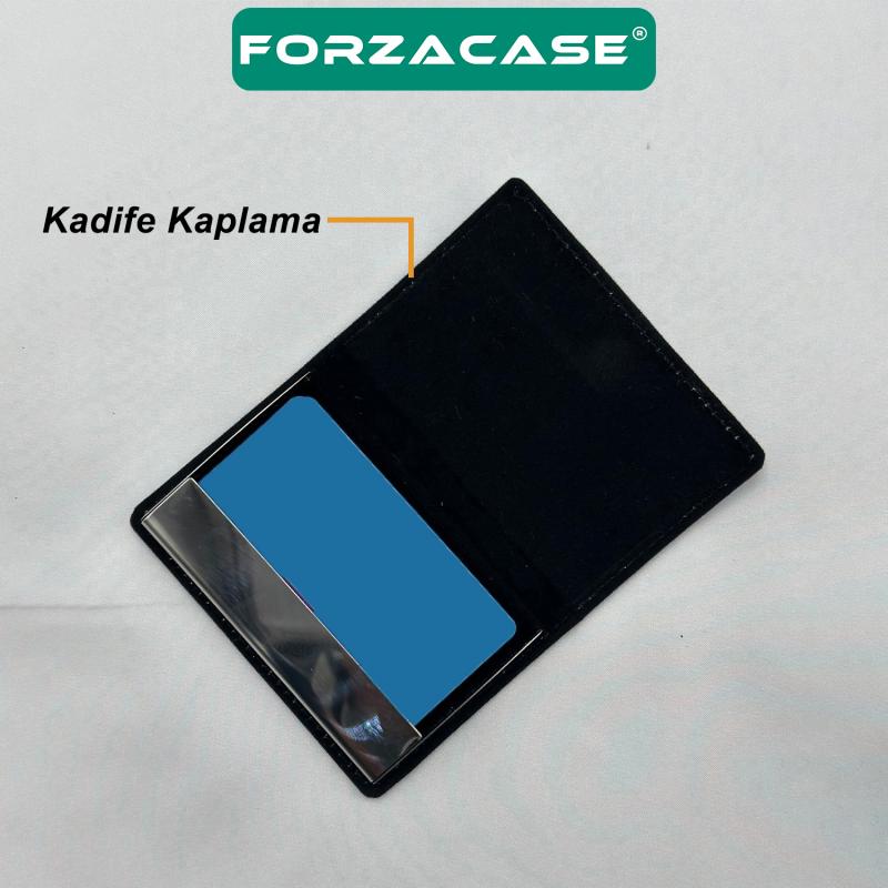 Forzacase 5 Kart Kapasiteli Günlük Mıknatıs Kapaklı Deri Cüzdan Kartlık -  FC564