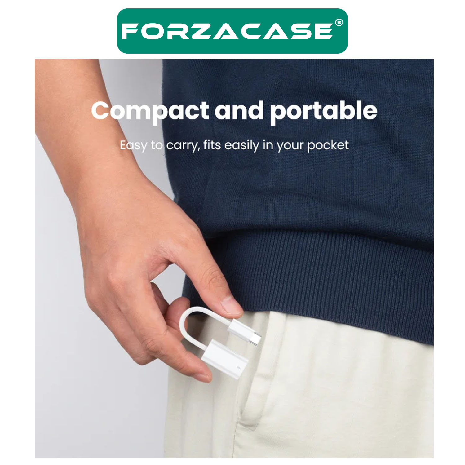 Forzacase Type-C to Lightning Çevirici Adaptör Şarj Çevirici - FC574