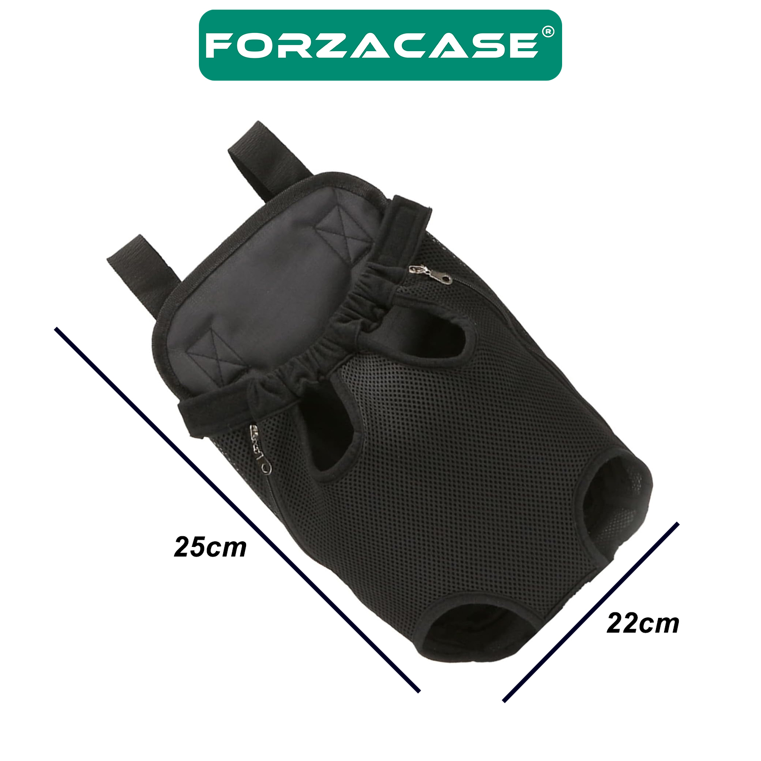 Forzacase 5 Kg Kapasiteli Air Fileli Kedi Ve Köpek Ana Kucağı Taşıma Çantası  - FC582