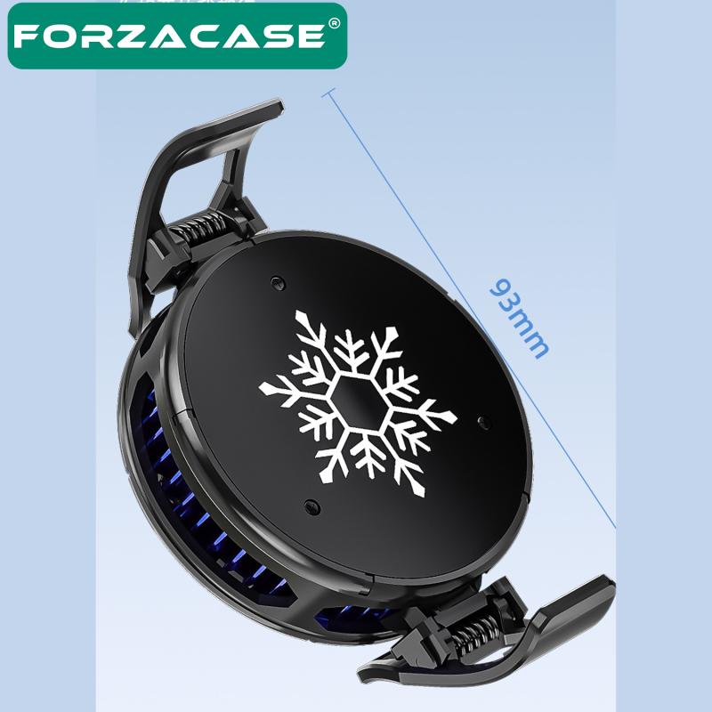 Forzacase 5000 RPM Kablolu RGB Işıklı Manyetik Tablet ve Telefon Soğutucu Isı Önleyici Fan - FC592