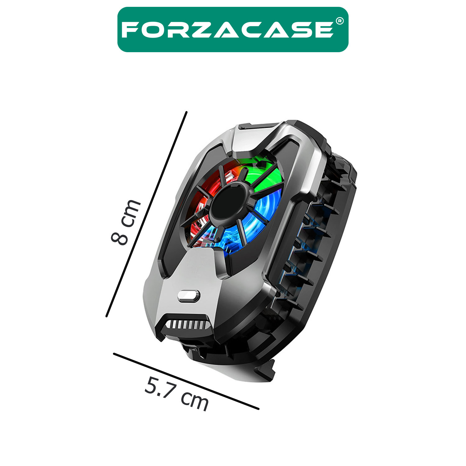 Forzacase 5000 RPM Kablolu Işıklı Cep Telefonu Soğutucu Isı Önleyici Fan - FC597