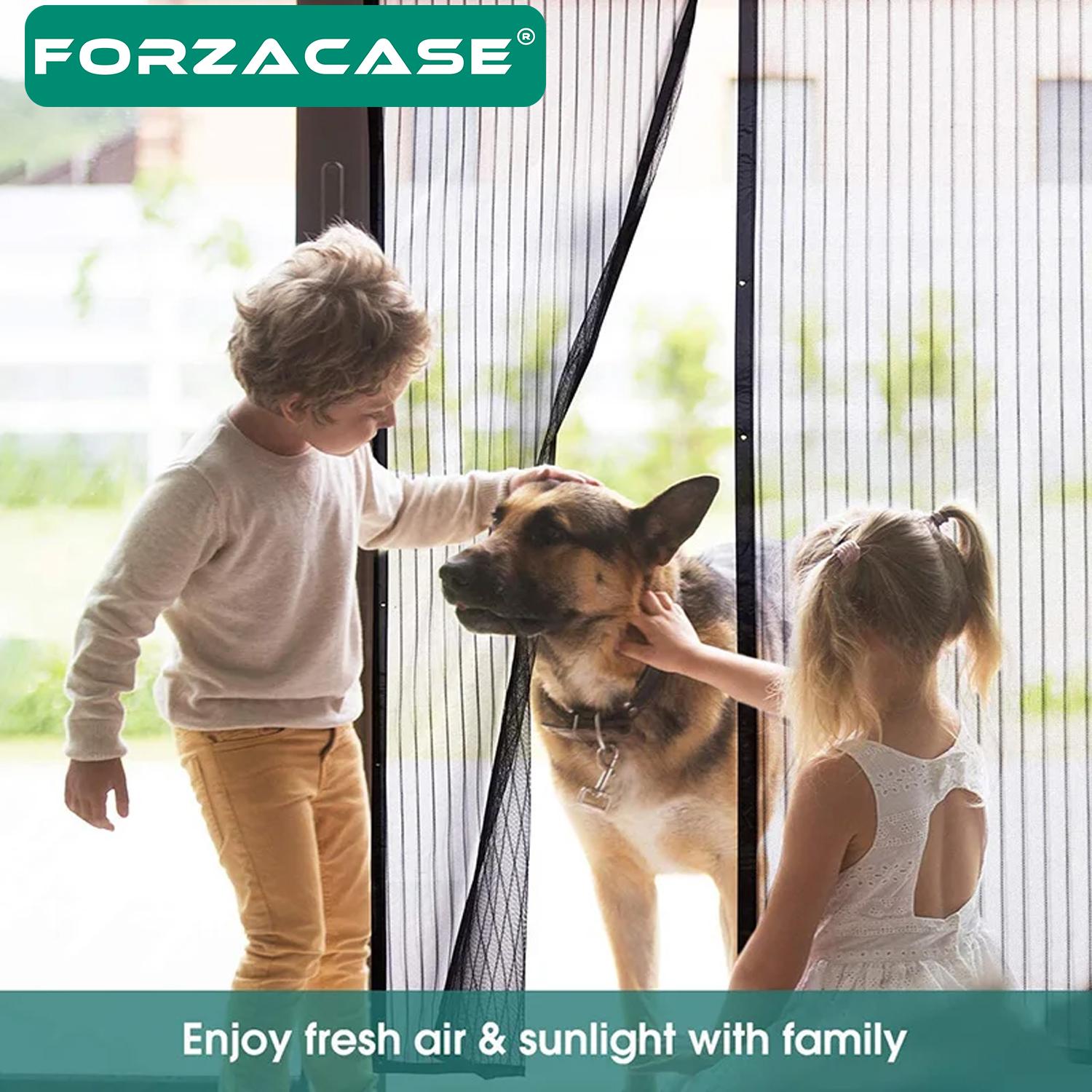 Forzacase Güçlü Mıknatıslı Böcek Önleyici Kapı Sinekliği Magic Mesh - FC607