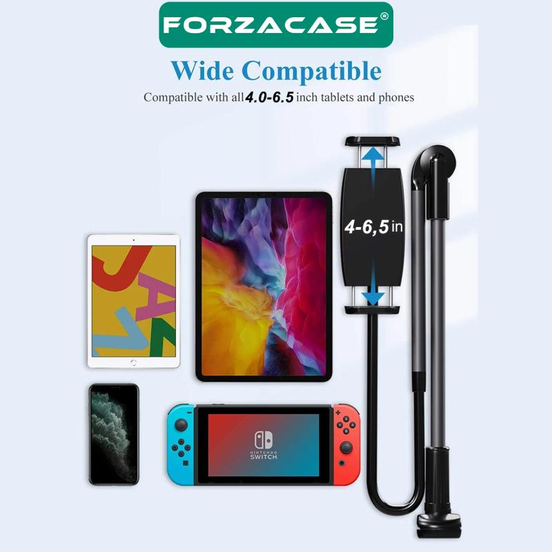 Forzacase 360° Ayarlanabilir 4,0-6,5 inç Mini Tablet Ve Telefon Tutucu Stand 120 cm - FC610