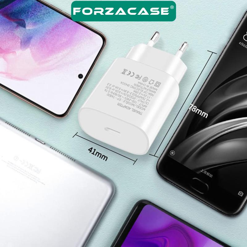 Forzacase Hızlı Şarj Destekli 45W USB-C Güç Adaptörü Apple iOS Android uyumlu PD Adaptör - FC611