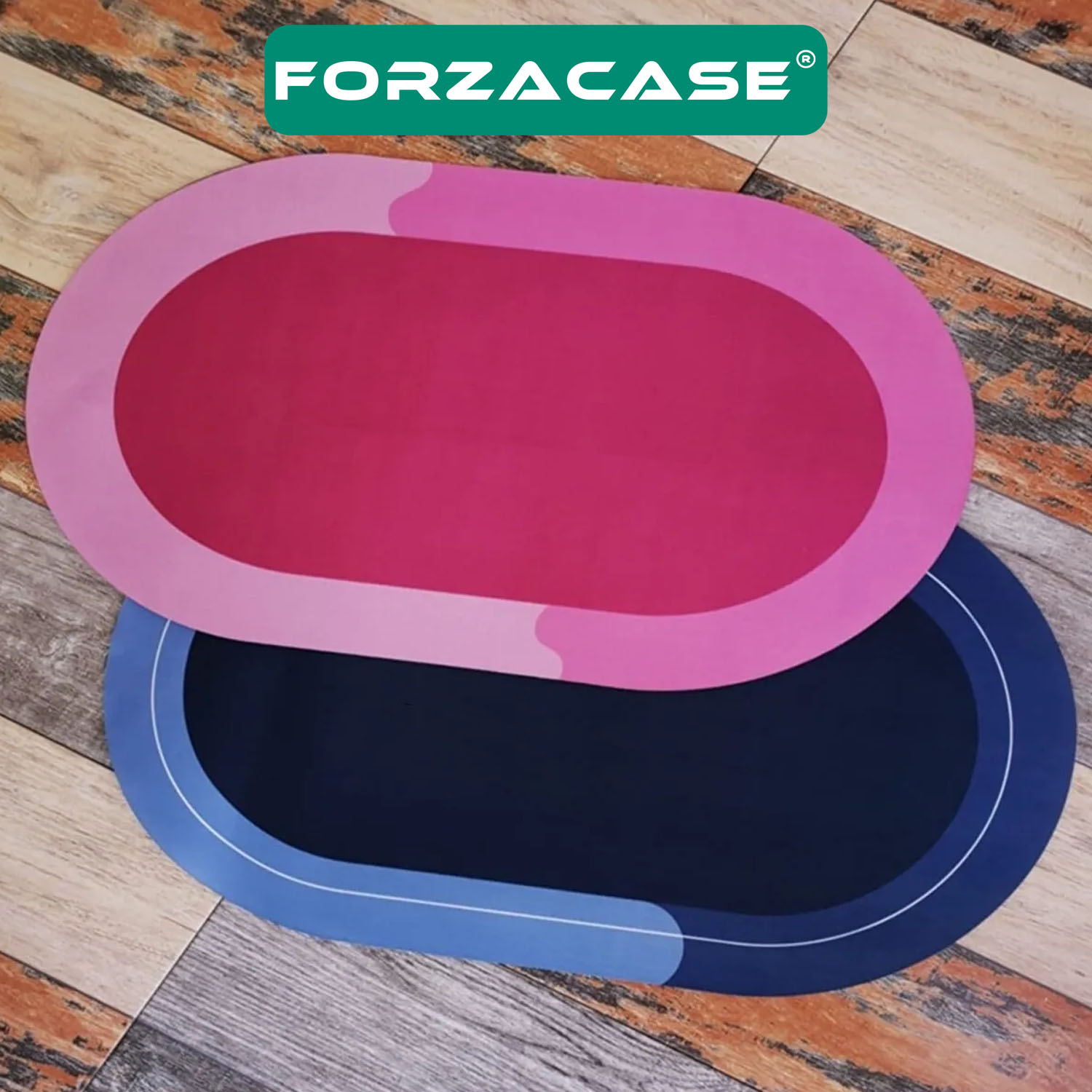 Forzacase Banyo Paspası Kaymaz Tabanlı Süper Emici Banyo Abdest Paspası 80x50cm - FC617