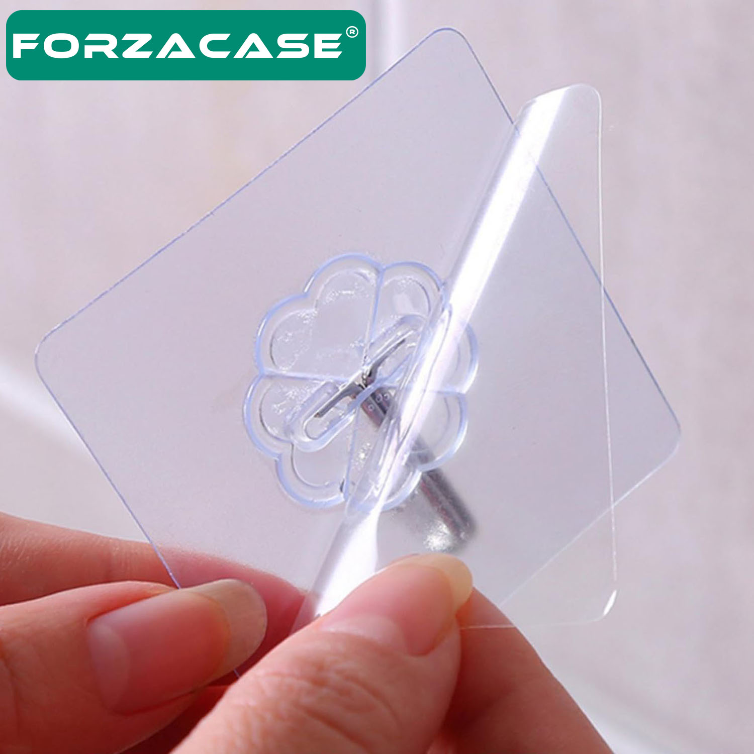 Forzacase Ultra Güçlü 5 Adet Vantuzlu Banyo Mutfak Raf Askısı - FC621