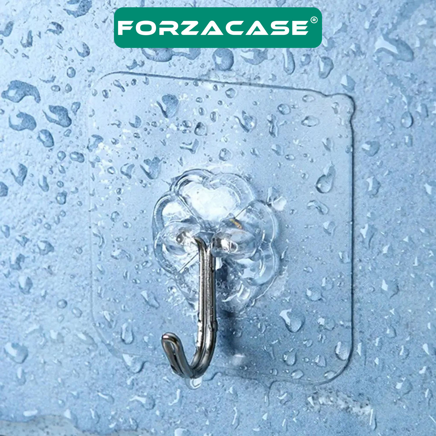 Forzacase Ultra Güçlü 5 Adet Vantuzlu Banyo Mutfak Raf Askısı - FC621