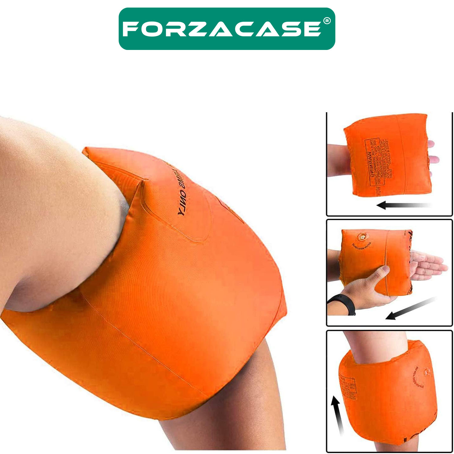 Forzacase Her Yaşa Uygun Çocuk ve Yetişkinler için Unisex Şişirilebilir Yüzme Kolluk - FC622