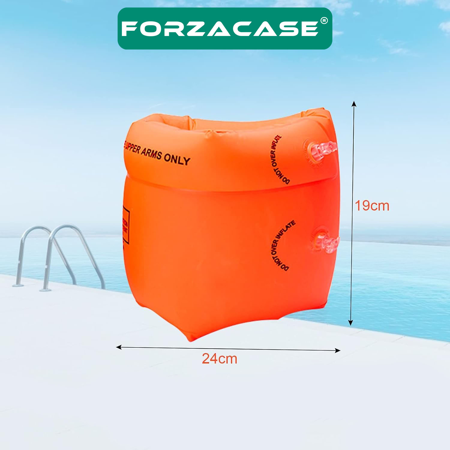 Forzacase Her Yaşa Uygun Çocuk ve Yetişkinler için Unisex Şişirilebilir Yüzme Kolluk - FC622