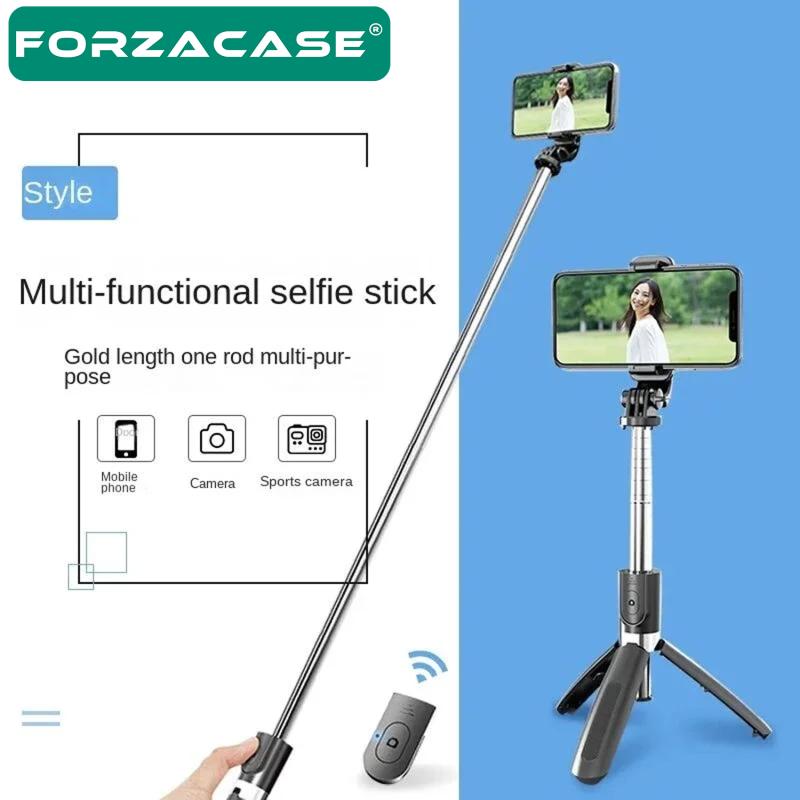 Forzacase 3 Ayak 70 cm Kamera Tripodu + Döner Başlık Telefon Tutucu - FC627