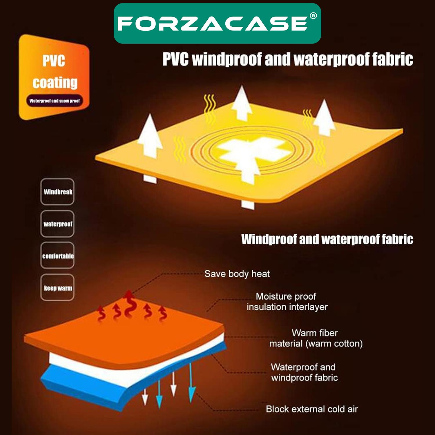 Forzacase Rüzgar Su geçirmez Polar Astar Motorsikletçi Dizliği - FC631