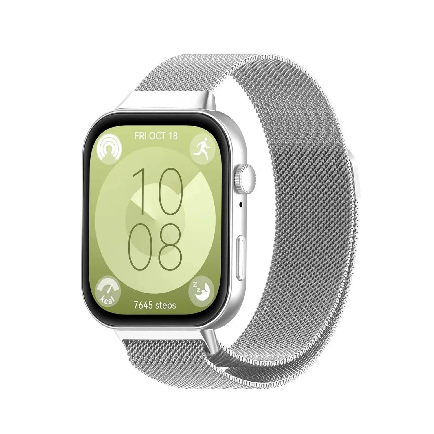 Forzacase Huawei Fit 4 / Fit 4 Pro ile uyumlu Metal Mıknatıslı Manyetik Kordon Kayış - FC634