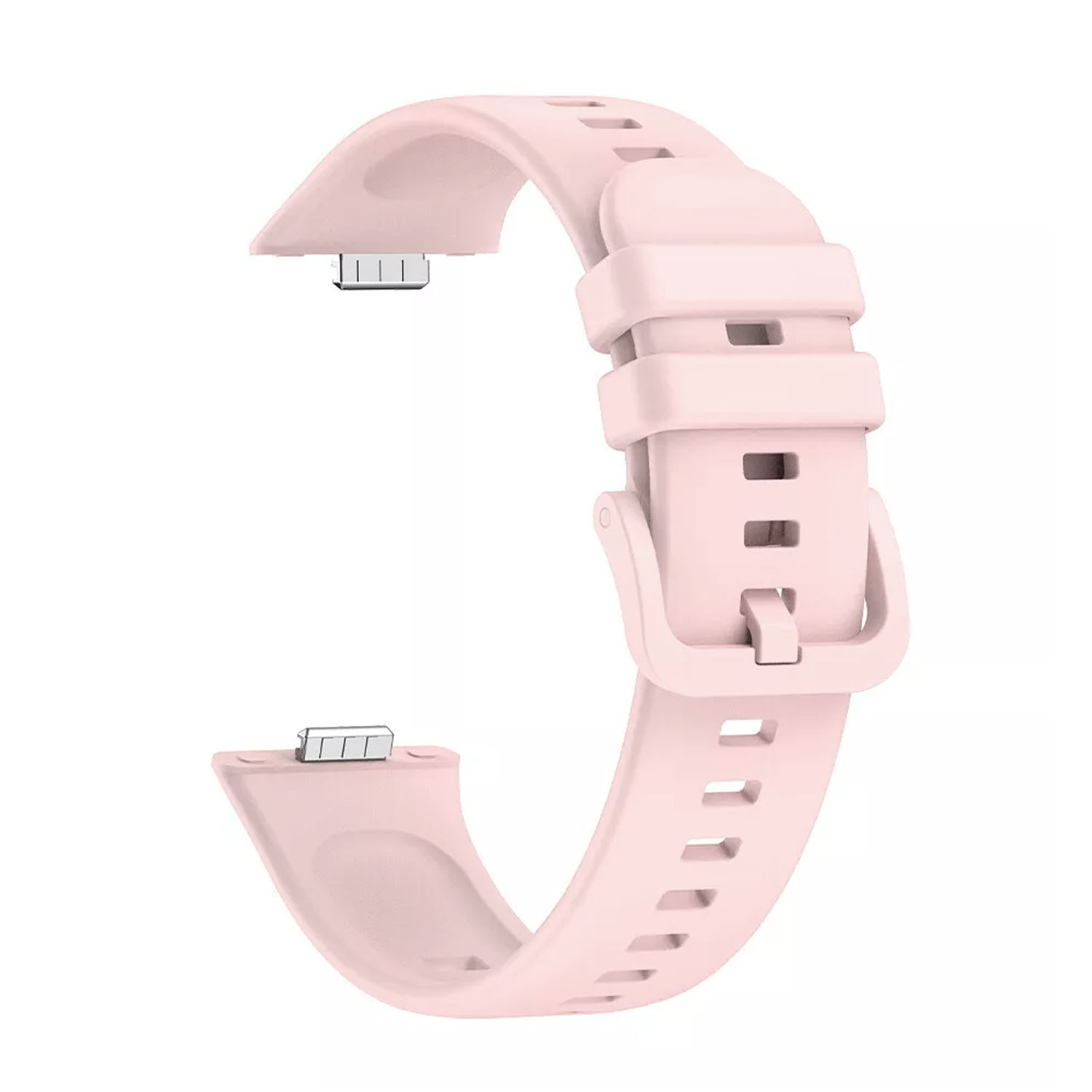 Forzacase Huawei Fit 3 ile uyumlu Tokalı Silikon Kordon Kayış - FC635