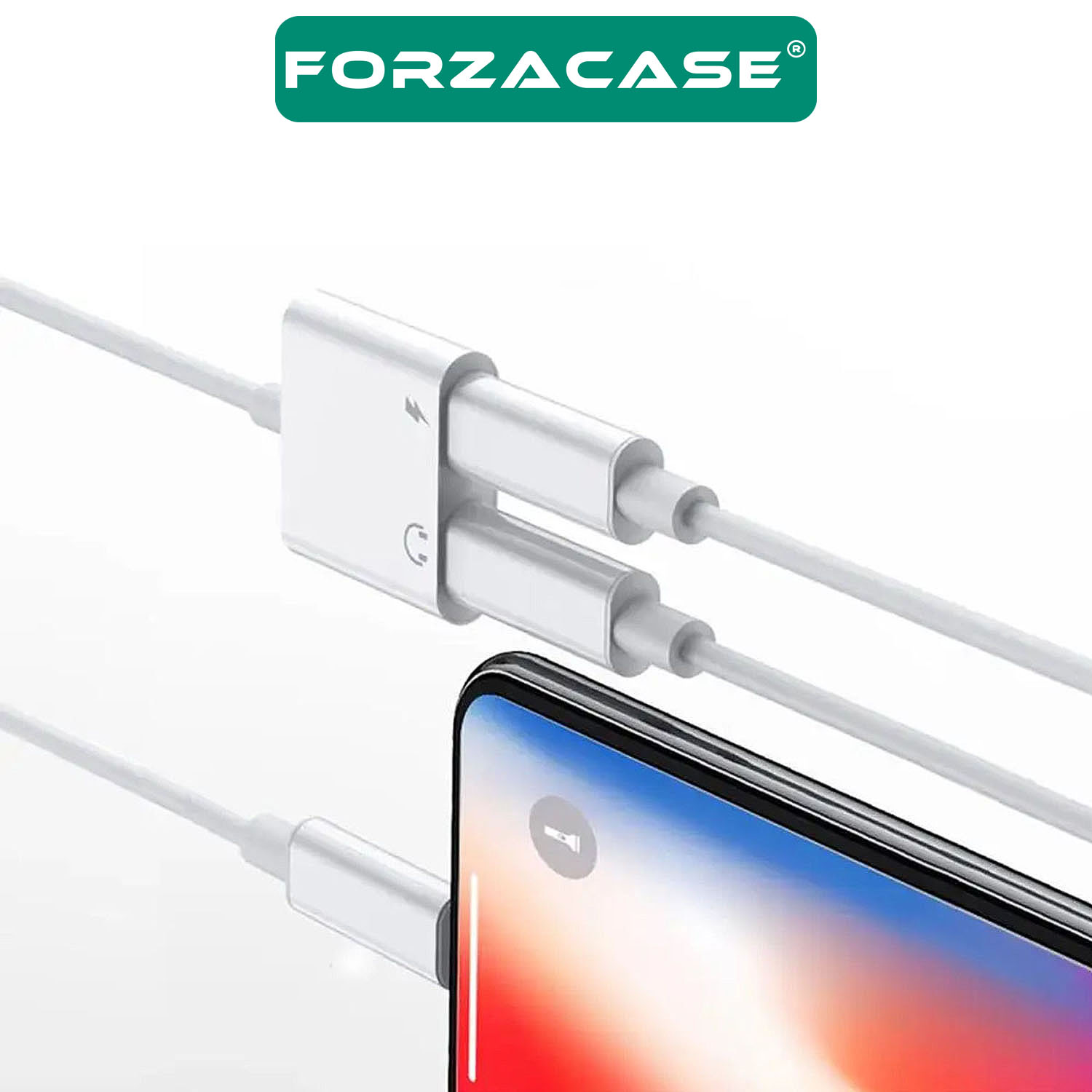 Forzacase Type-C to Lightning Çevirici Adaptör Şarj ve Kulaklık Çevirici - FC636