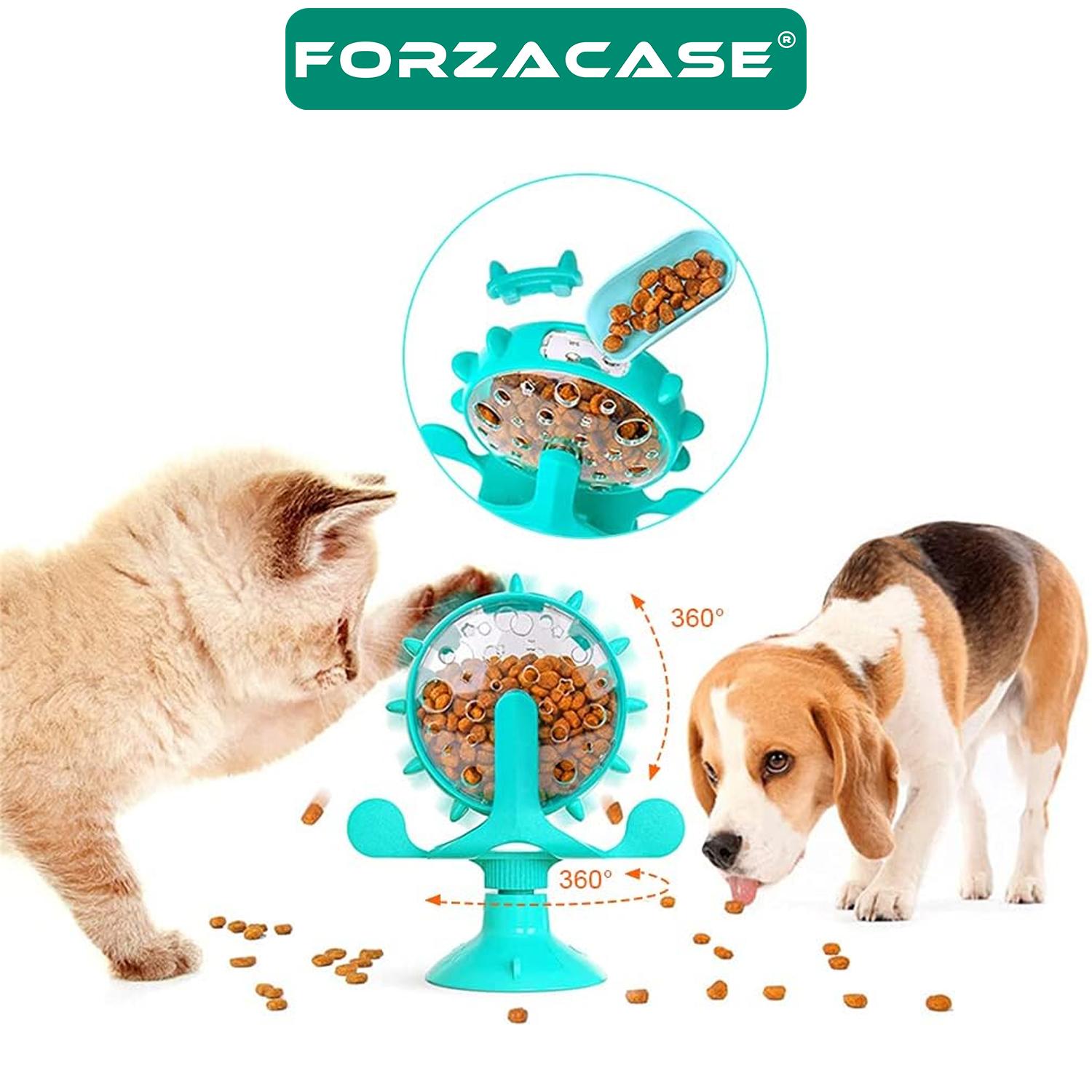 Forzacase Sesli Fırıldak İnteraktif Kedi Mama Oyuncağı - FC644