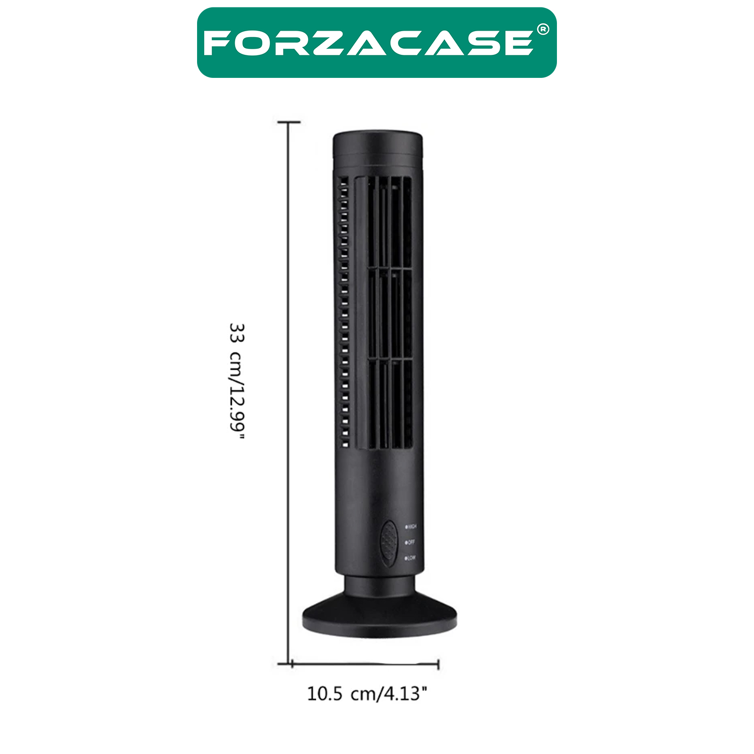 Forzacase USB’den Çalışır Portatif 2 Hız Modlu Kule Tipi Masa Vantilatörü  - FC646