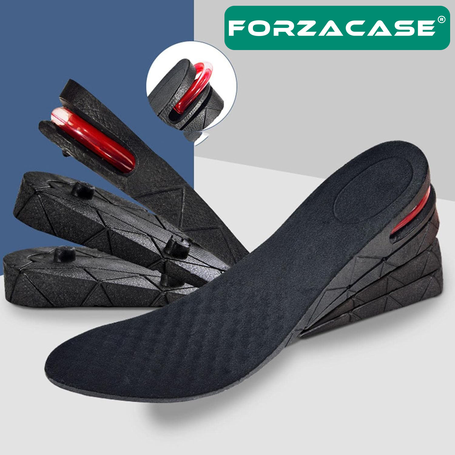 Forzacase 7 cm Boy Uzatıcı Tabanlık Tam Boy Hava Alabilen Tasarım - FC653