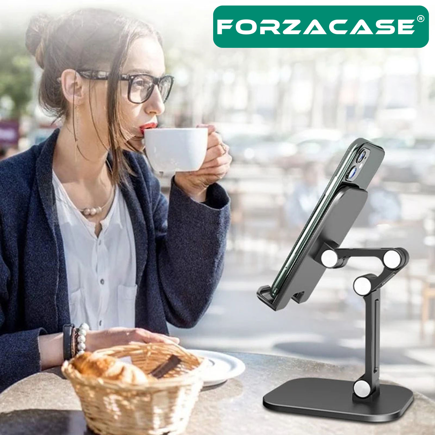 Forzacase Masaüstü Kademeli Ayarlanabilir Tablet Ve Telefon Tutucu Stand - FC656
