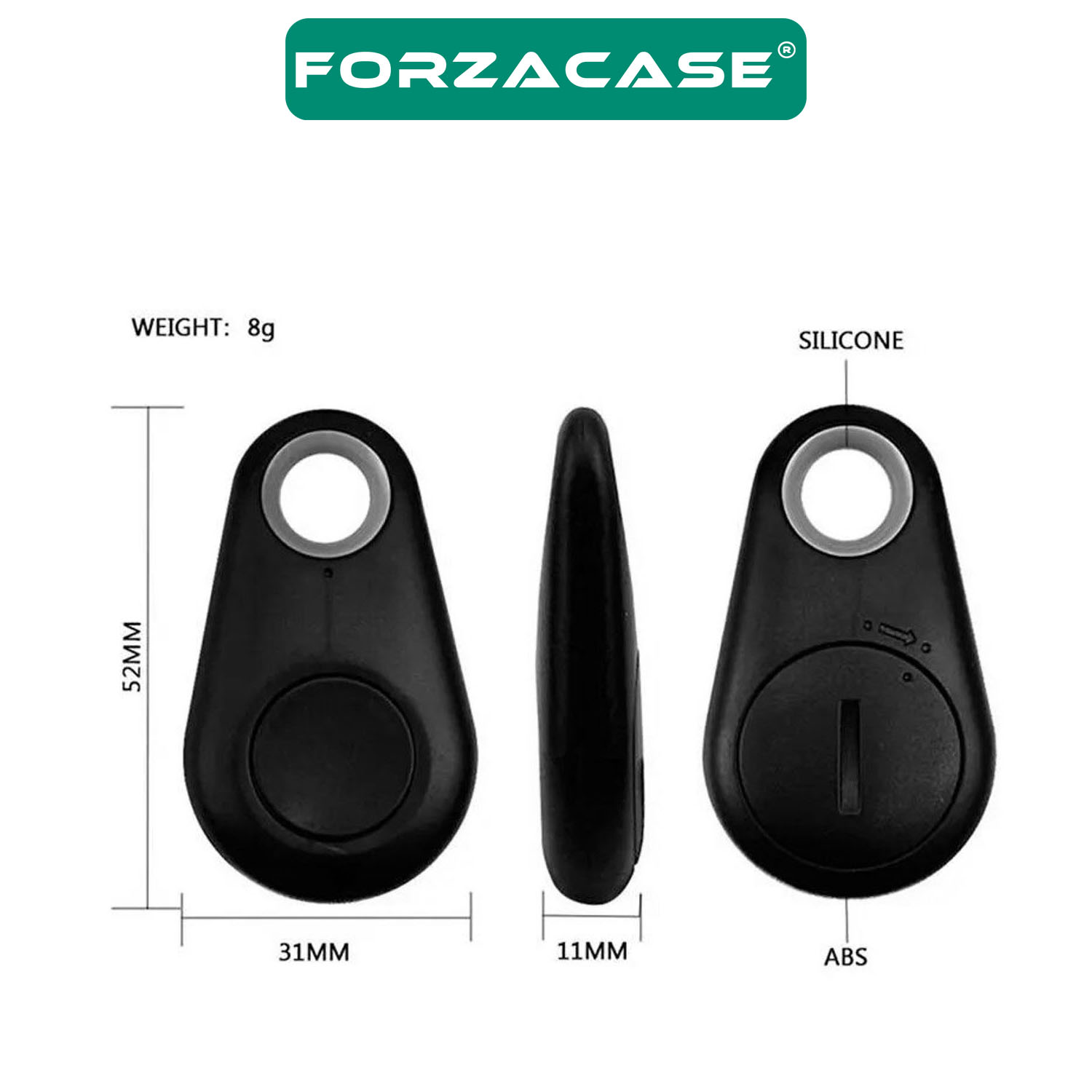 Forzacase Akıllı Mini GPS Takip Cihazı Eşya Kedi Köpek Çocuk Araç Takip Bulucu - FC663