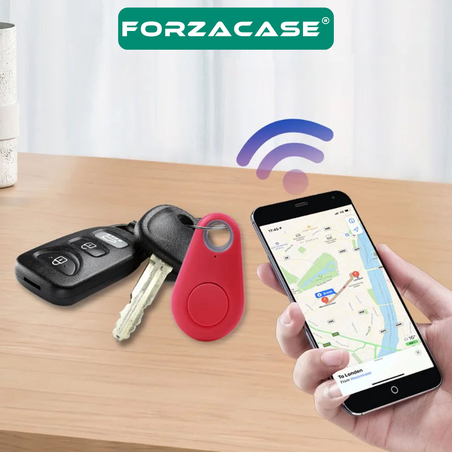 Forzacase Akıllı Mini GPS Takip Cihazı Eşya Kedi Köpek Çocuk Araç Takip Bulucu - FC663