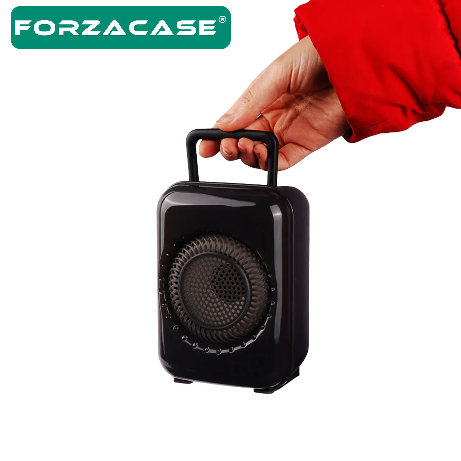 Forzacase Taşınabilir 3 inç LED Subwoofer Kablosuz BT Hoparlör-Radyo-USB-TF Cart - FC696