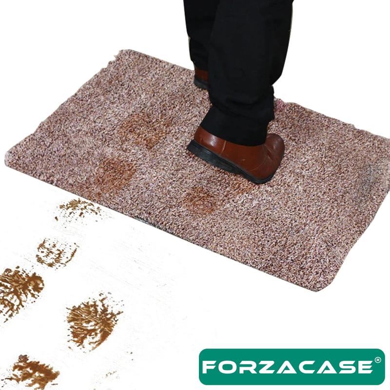 Forzacase Temiz Adım Mat Yıkanabilir Kaymaz Mikrofiber Akıllı Paspas  - FC704