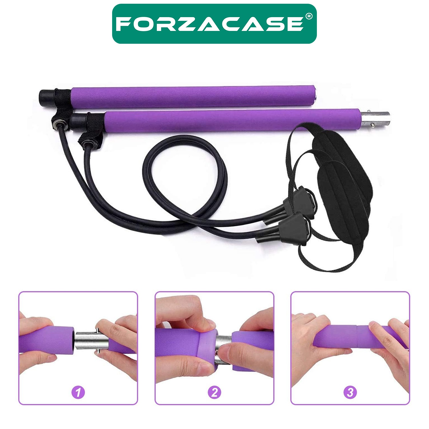 Forzacase Taşınabilir Fitness Jimnastik Pilates Studio Pilates Aleti - FC705