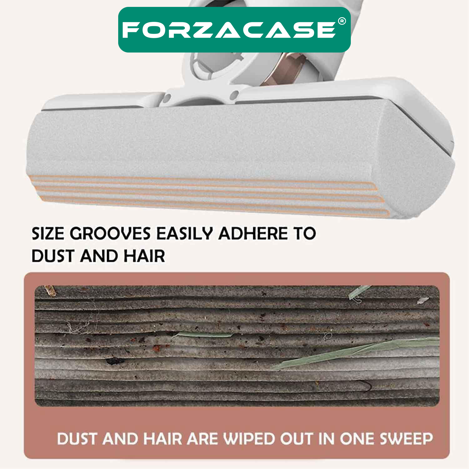 Forzacase Taşınabilir Kendinden Sıkmalı Mini Temizlik Paspası Mutfak/Araba/Banyo/Cam - FC708