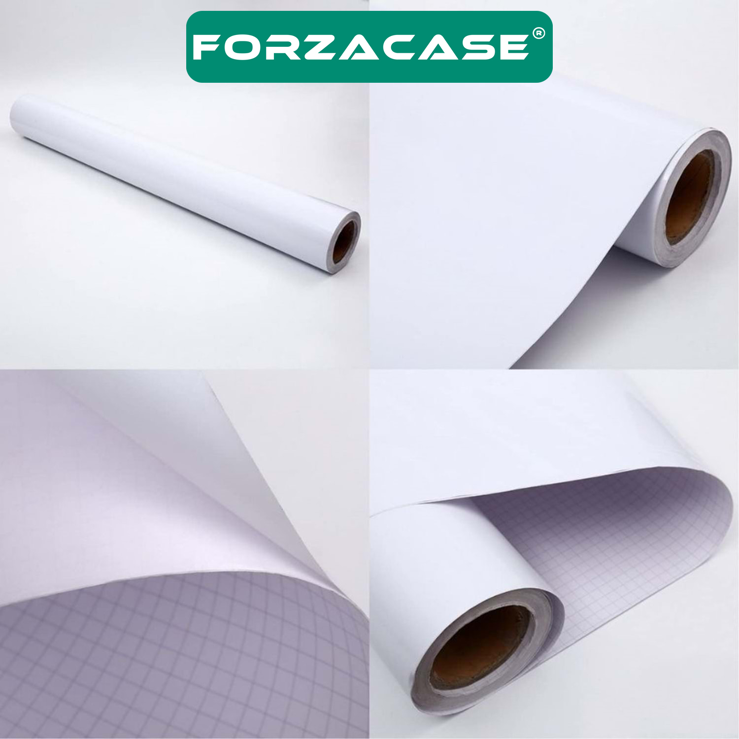 Forzacase Yazılabilir Beyaz Tahta Folyo Yazı Tahtası PVC Duvar Sticker - FC713
