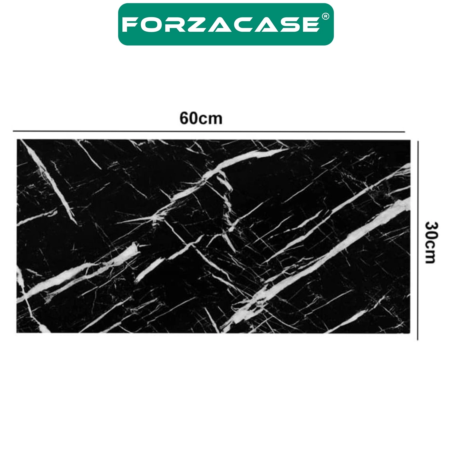 Forzacase 5 Adet Kendinden Yapışkanlı Plastik PVC Duvar Kaplama Paneli 30x60 cm - FC714