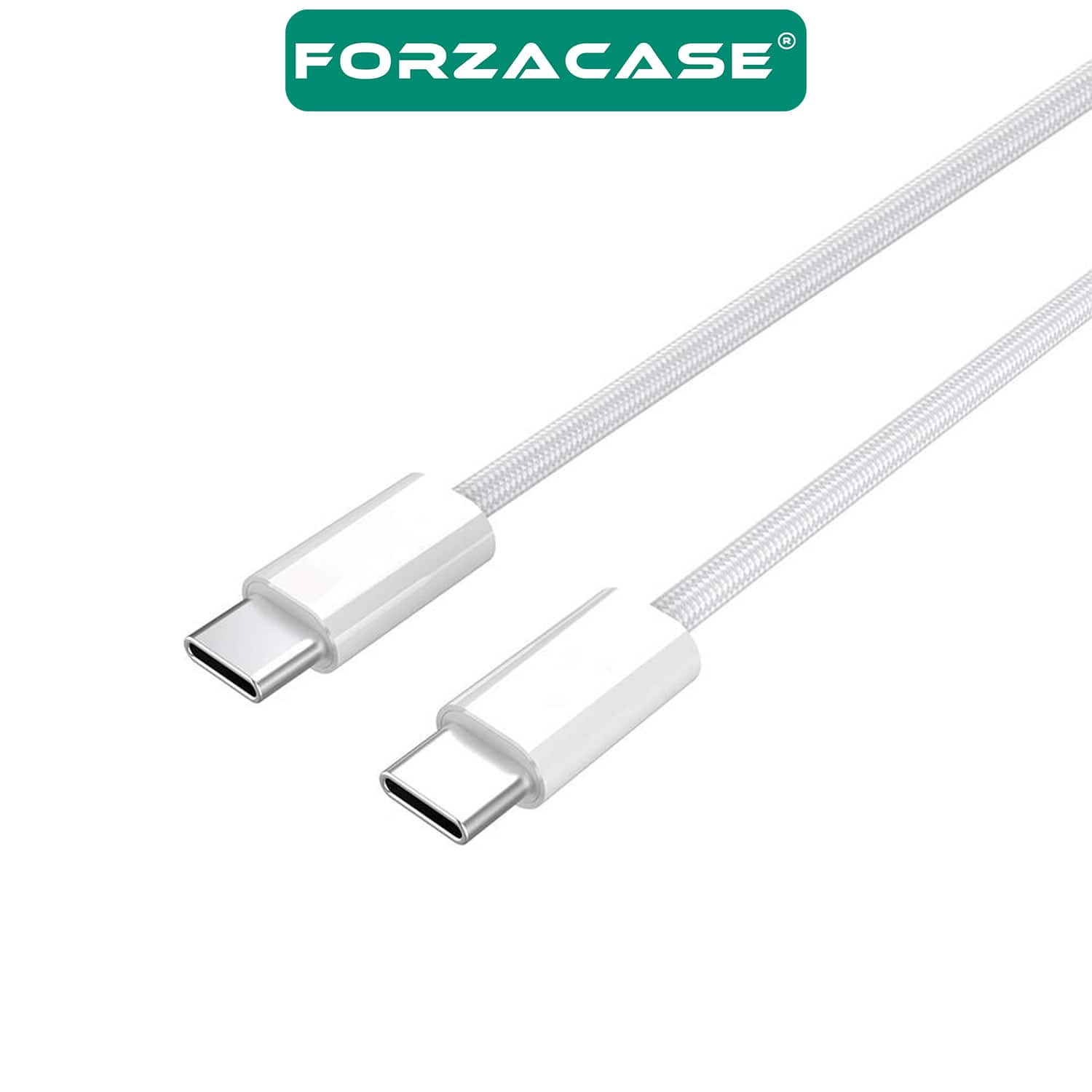 Forzacase Type-C to Type-C 3A 60W PD Hızlı Şarj ve Data Kablosu Örgülü 1 metre - FC740