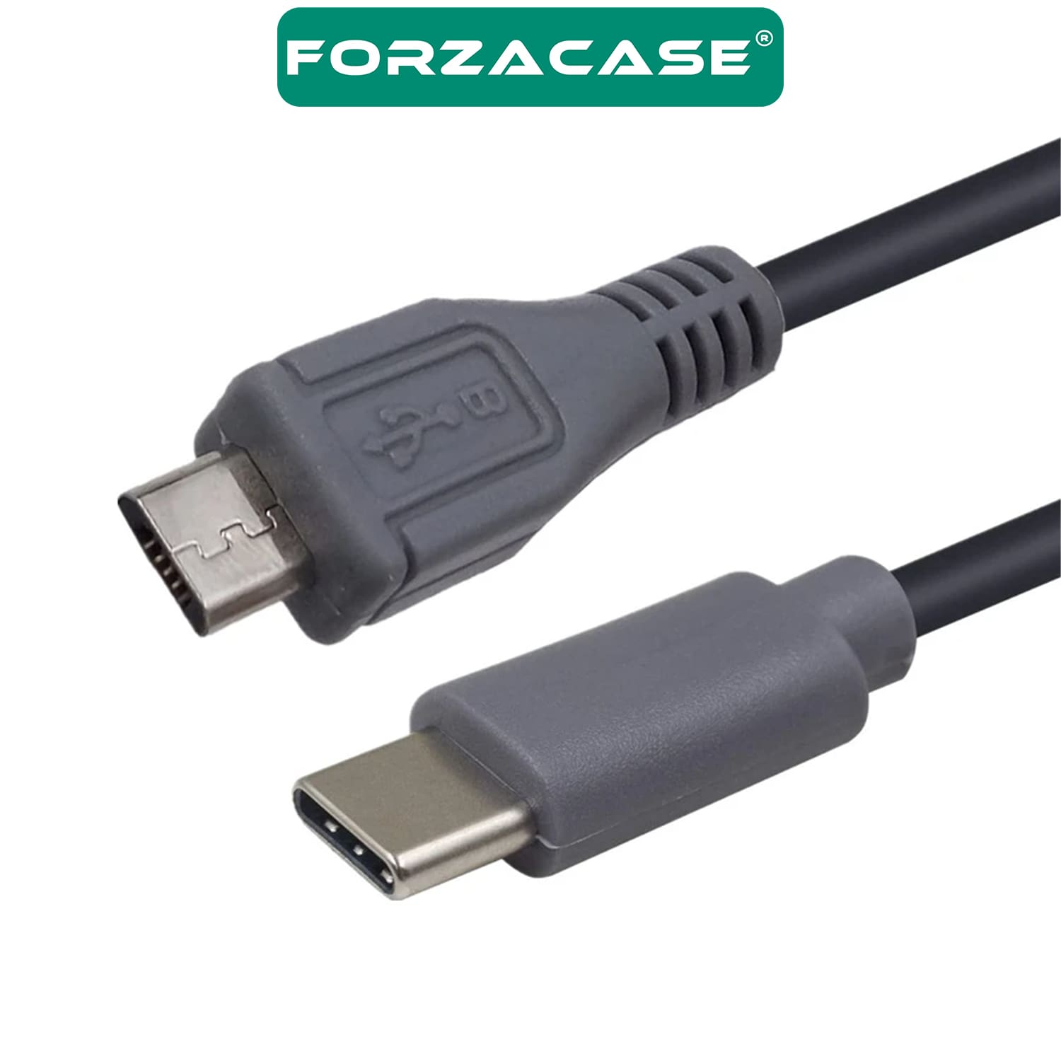 Forzacase Type-C to Micro USB Çevirici Kablo 20cm - FC743