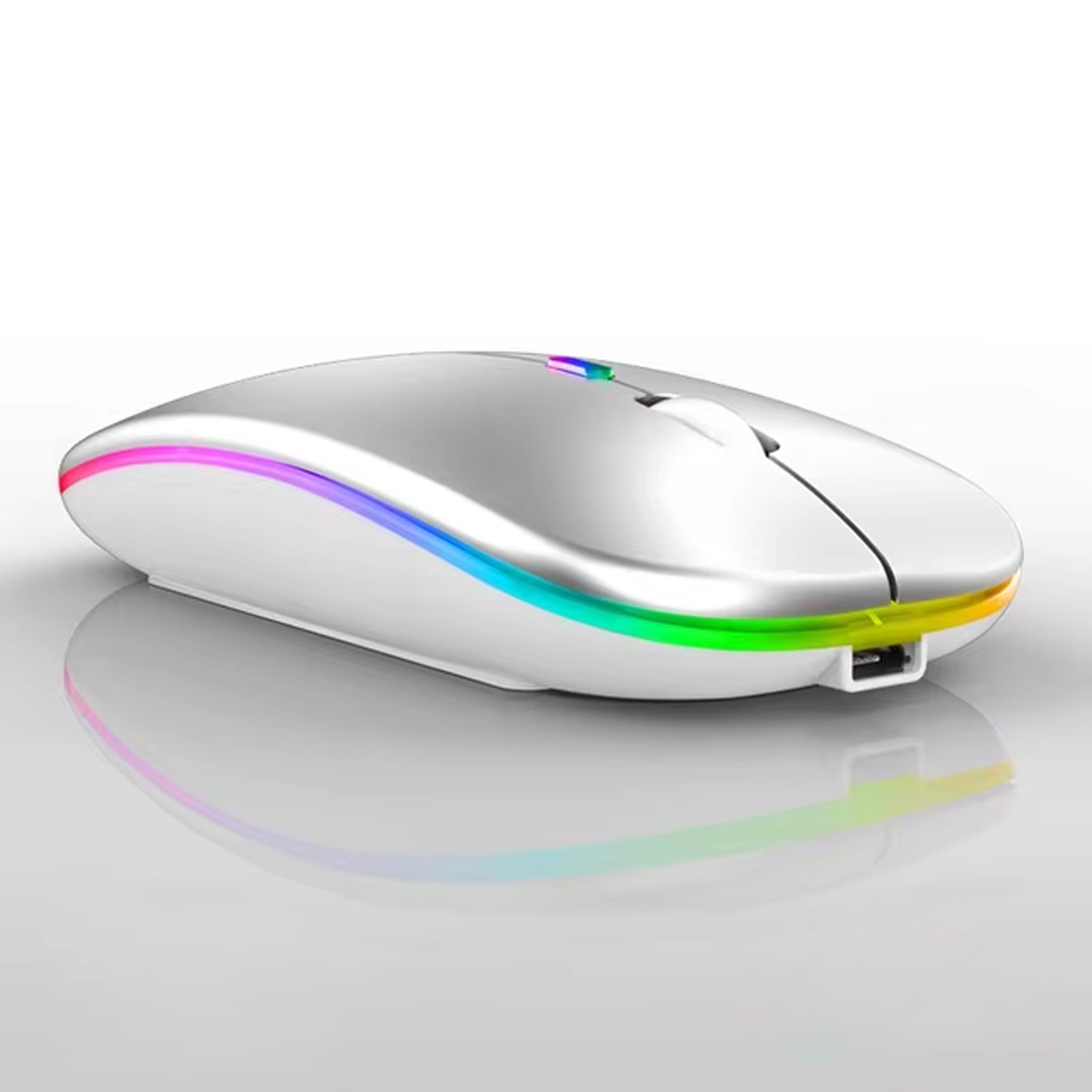 Forzacase 1600 DPI Şarj Edilebilir 2.4 GHz RGB Bluetooth Kablosuz Mouse - FC750