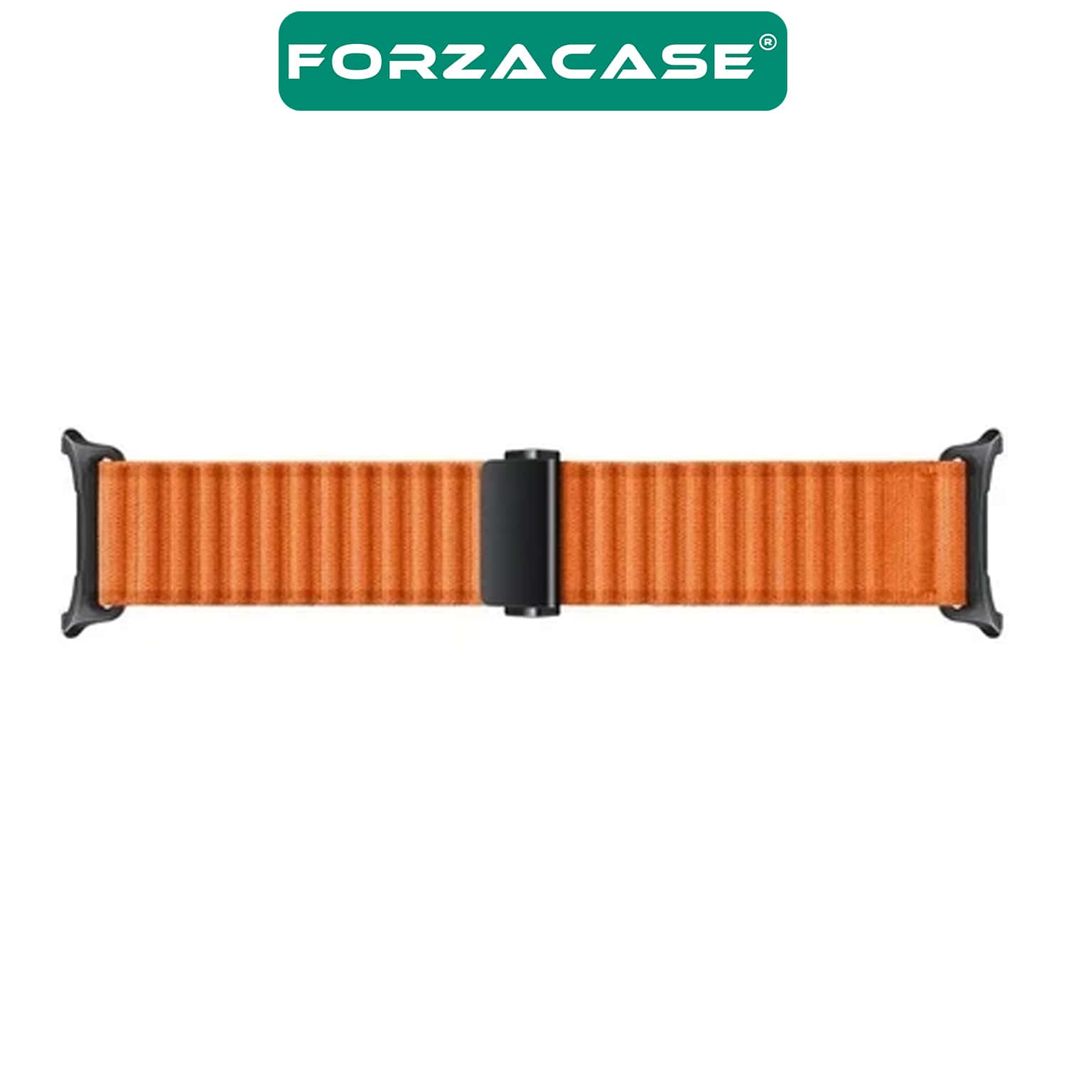 Forzacase Samsung Galaxy Watch 7 Ultra için Metal Tokalı Esnek Hasır Örgü Kordon Kayış - FC783