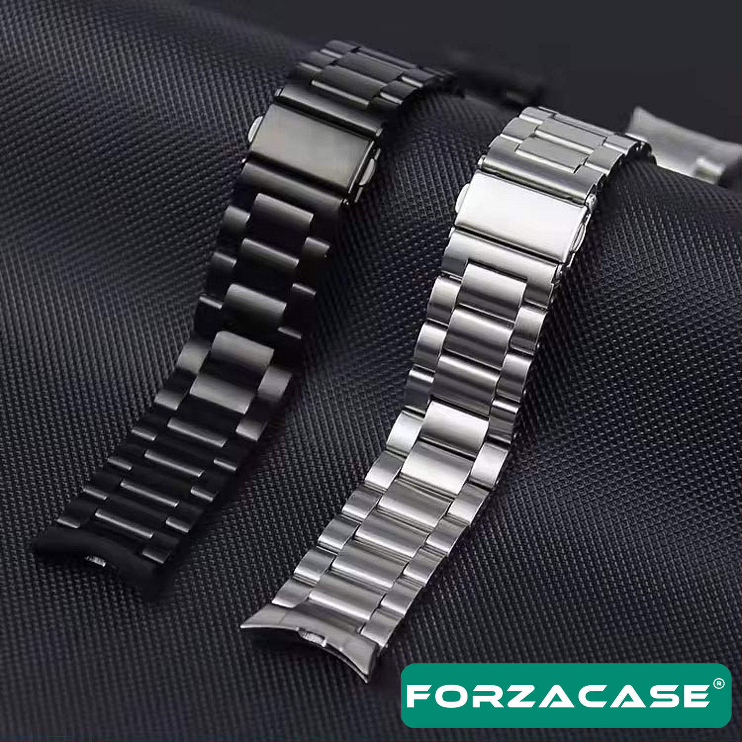 Forzacase Samsung Galaxy Watch 6 44mm ile uyumlu Metal Baklalı Kordon Kayış - FC790
