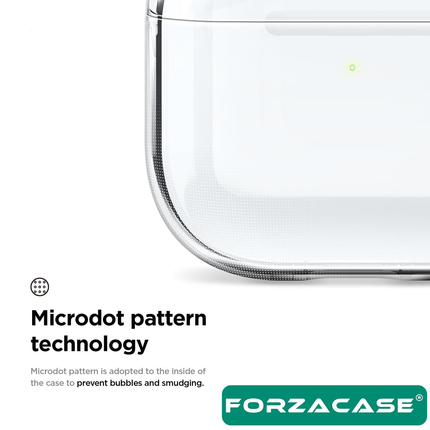 Forzacase Airpods 4 uyumlu Şeffaf Anahtar Askılıklı Bluetooth Kulaklık Kılıfı - FC792
