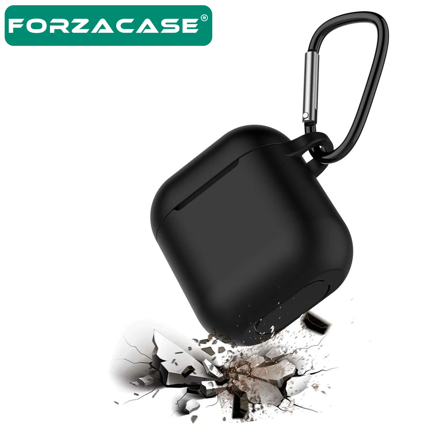Forzacase Airpods 4 ile uyumlu Anahtar Askılıklı Bluetooth Kulaklık Kılıfı - FC793