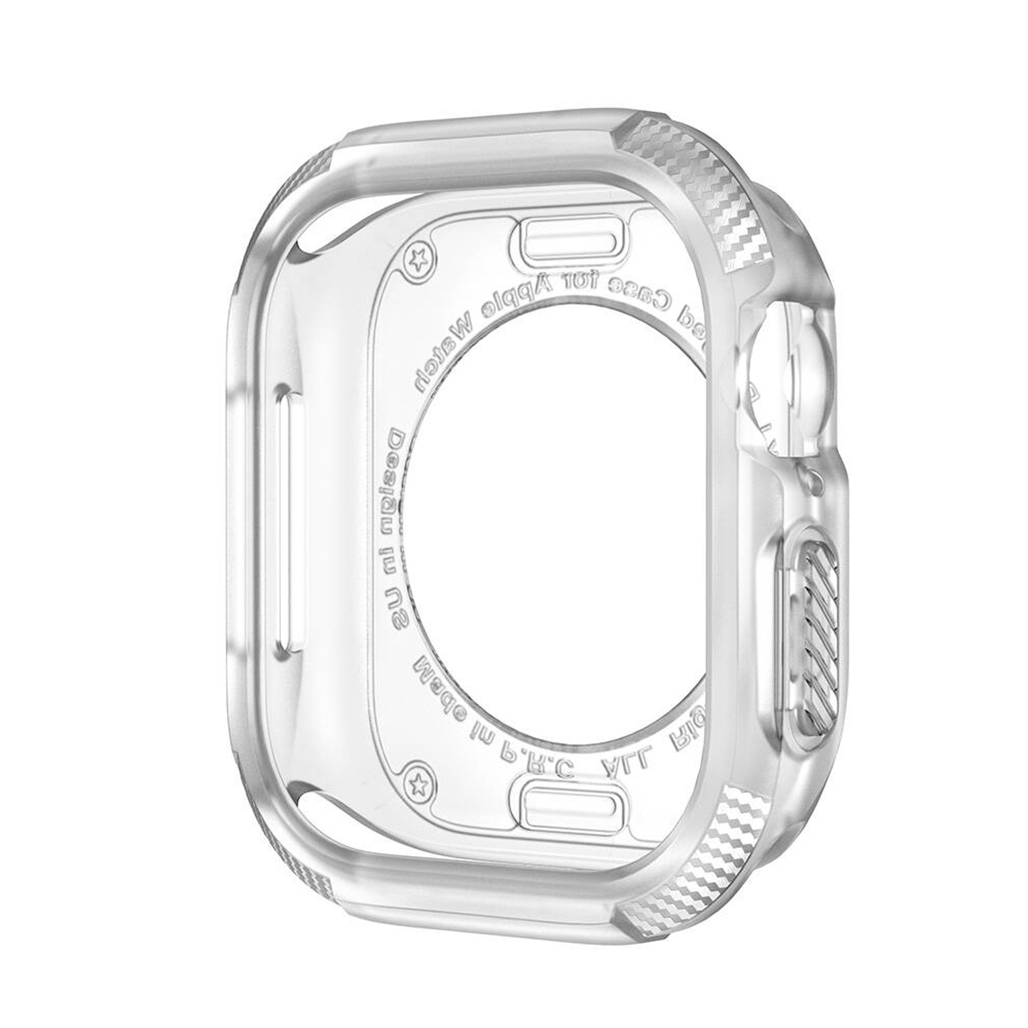 Forzacase Apple Watch 10 42mm ile uyumlu Önü Açık Armor Silikon TPU Kasa Koruyucu Kılıf - FC794