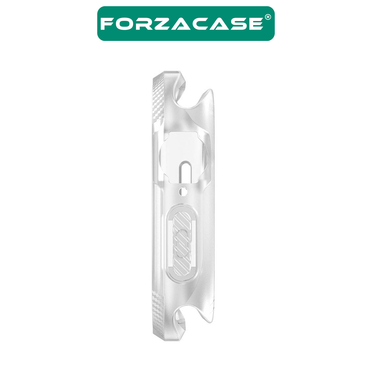 Forzacase Apple Watch 10 46mm ile uyumlu Önü Açık Armor Silikon TPU Kasa Koruyucu Kılıf - FC794