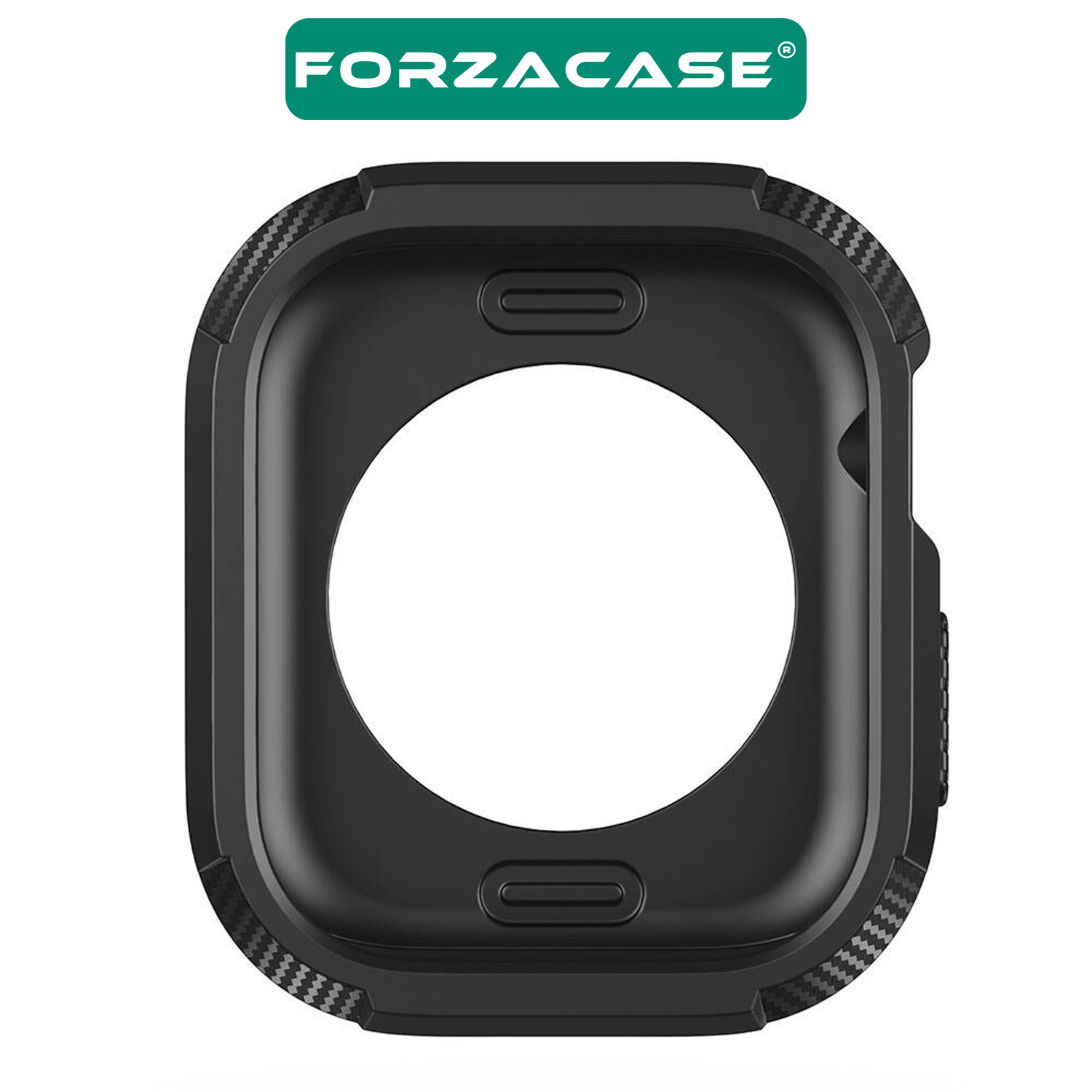 Forzacase Apple Watch 10 42mm ile uyumlu Önü Açık Armor Silikon TPU Kasa Koruyucu Kılıf - FC794