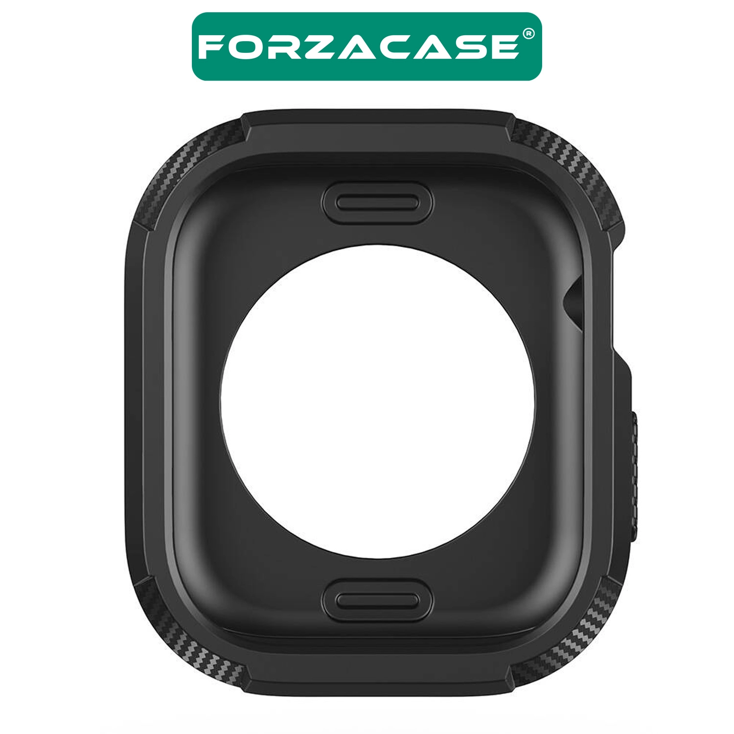 Forzacase Apple Watch 11 42mm ile uyumlu Önü Açık Armor Silikon TPU Kasa Koruyucu Kılıf - FC794