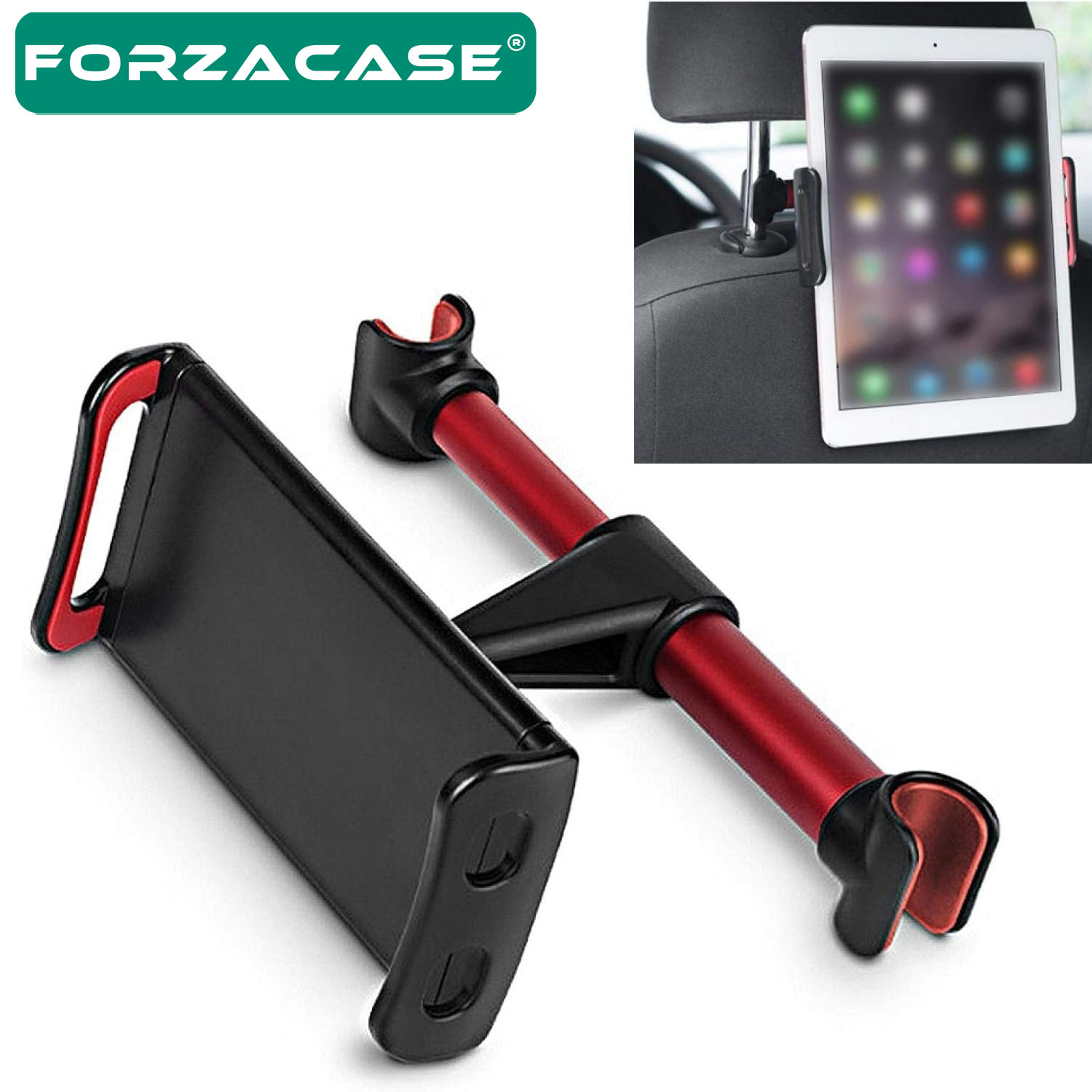 Forzacase Araç İçi Koltuk Arkası Ayarlanabilir Tablet Telefon Tutucu - FC803