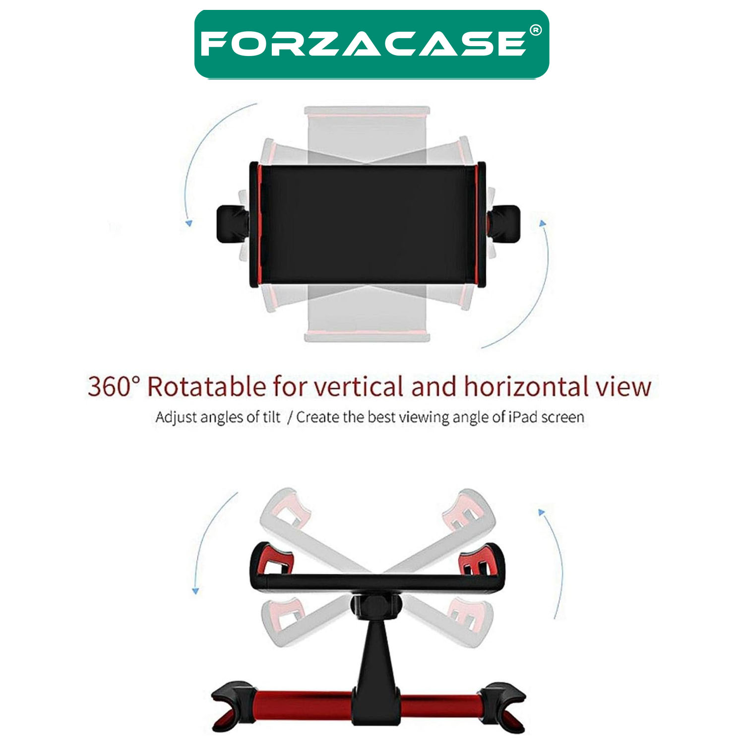 Forzacase Araç İçi Koltuk Arkası Ayarlanabilir Tablet Telefon Tutucu - FC803