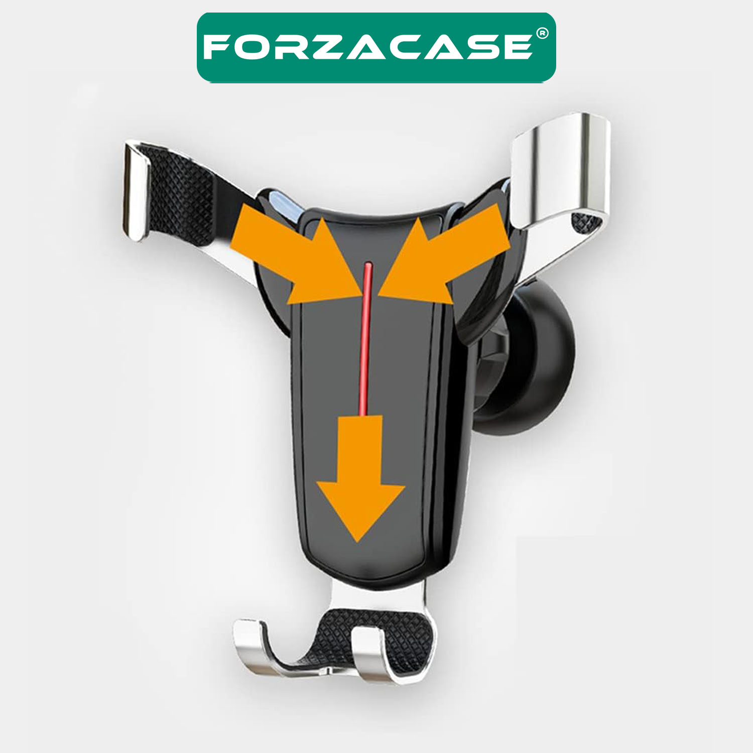Forzacase 360 Derece Dönebilen Havalandırmadan Bağlantılı 3 Kollu Araç İçi Telefon Tutucu - FC806